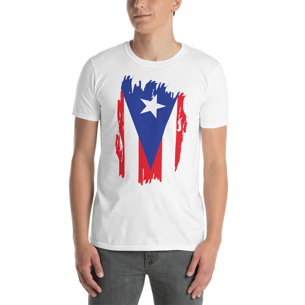 Puerto Rican Flag Short-Sleeve Unisex T-Shirt