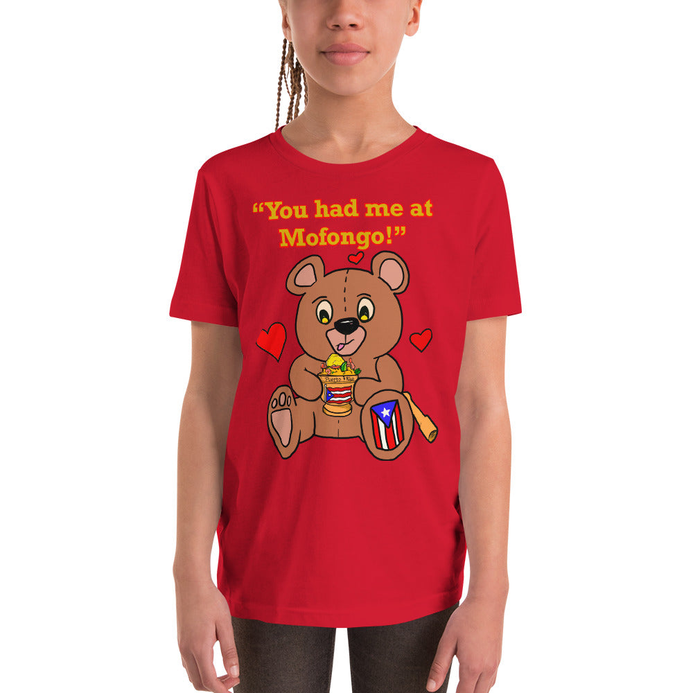 You had me at mofongo- Youth Short Sleeve T-Shirt (unisex)