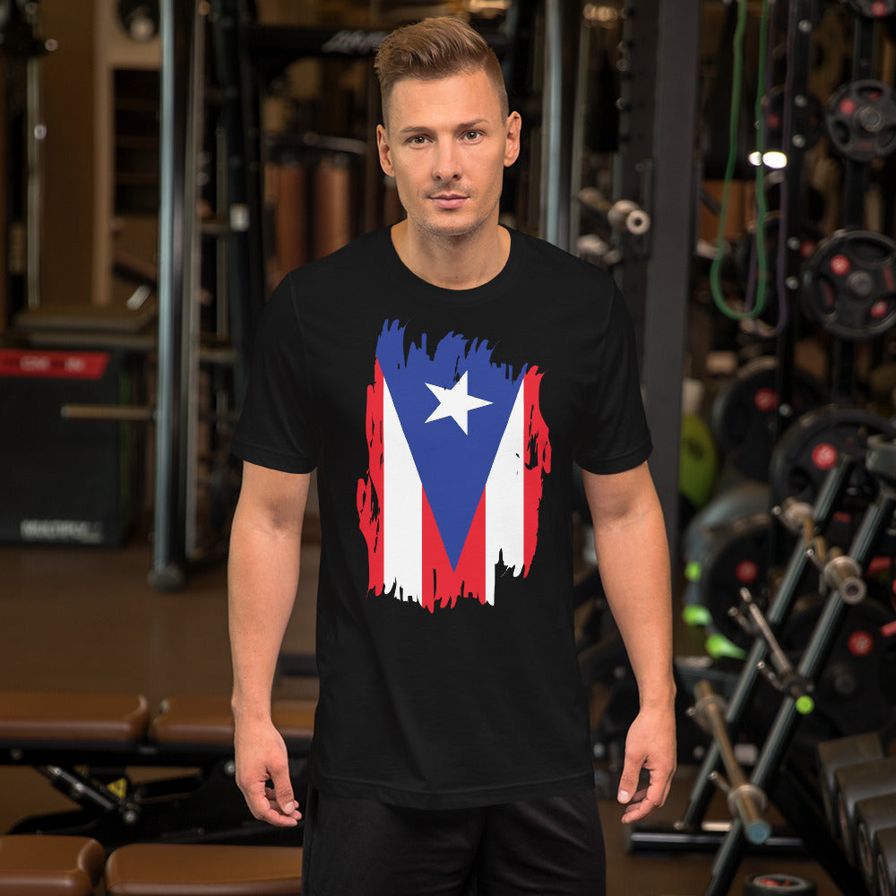 PR Flag Short-Sleeve Unisex T-Shirt