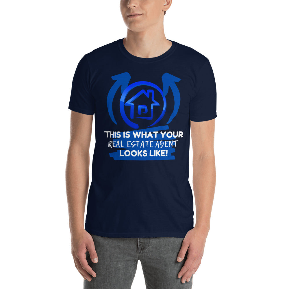 This is what your RE Agent looks like. Short-Sleeve Unisex T-Shirt