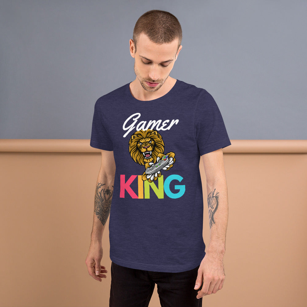 Gamer King- Short-Sleeve T-Shirt