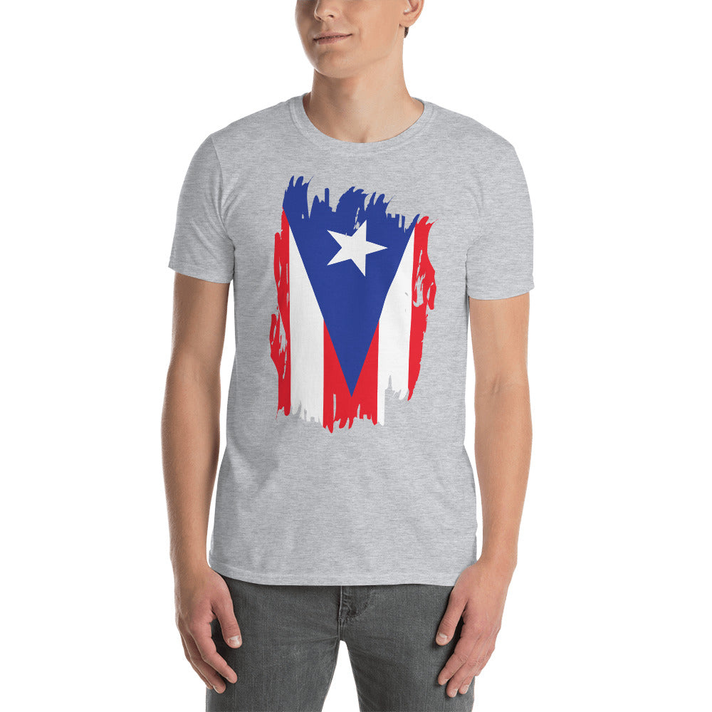 Puerto Rican Flag Short-Sleeve Unisex T-Shirt