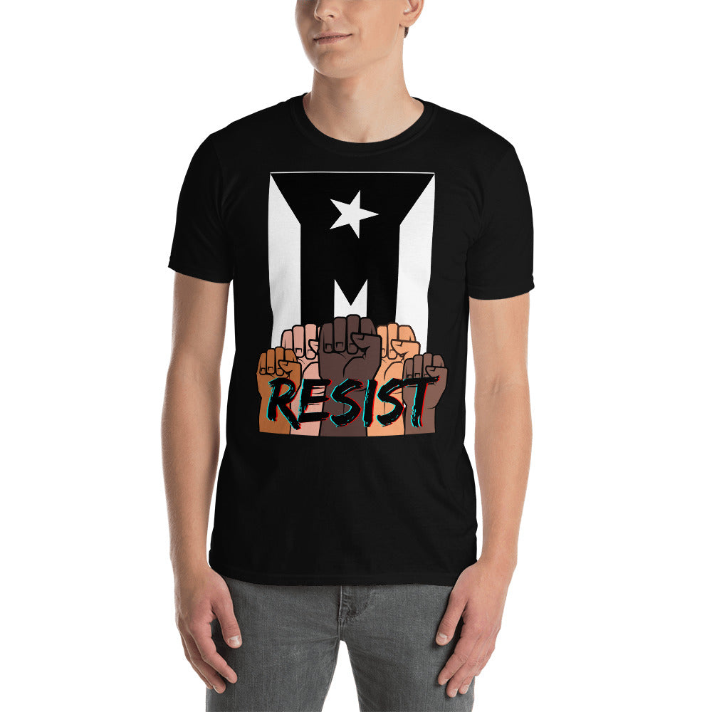 Black Resist Short-Sleeve Unisex T-Shirt