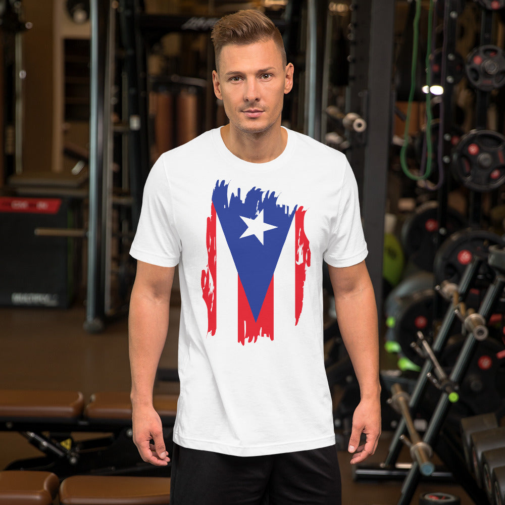 PR Flag Short-Sleeve Unisex T-Shirt