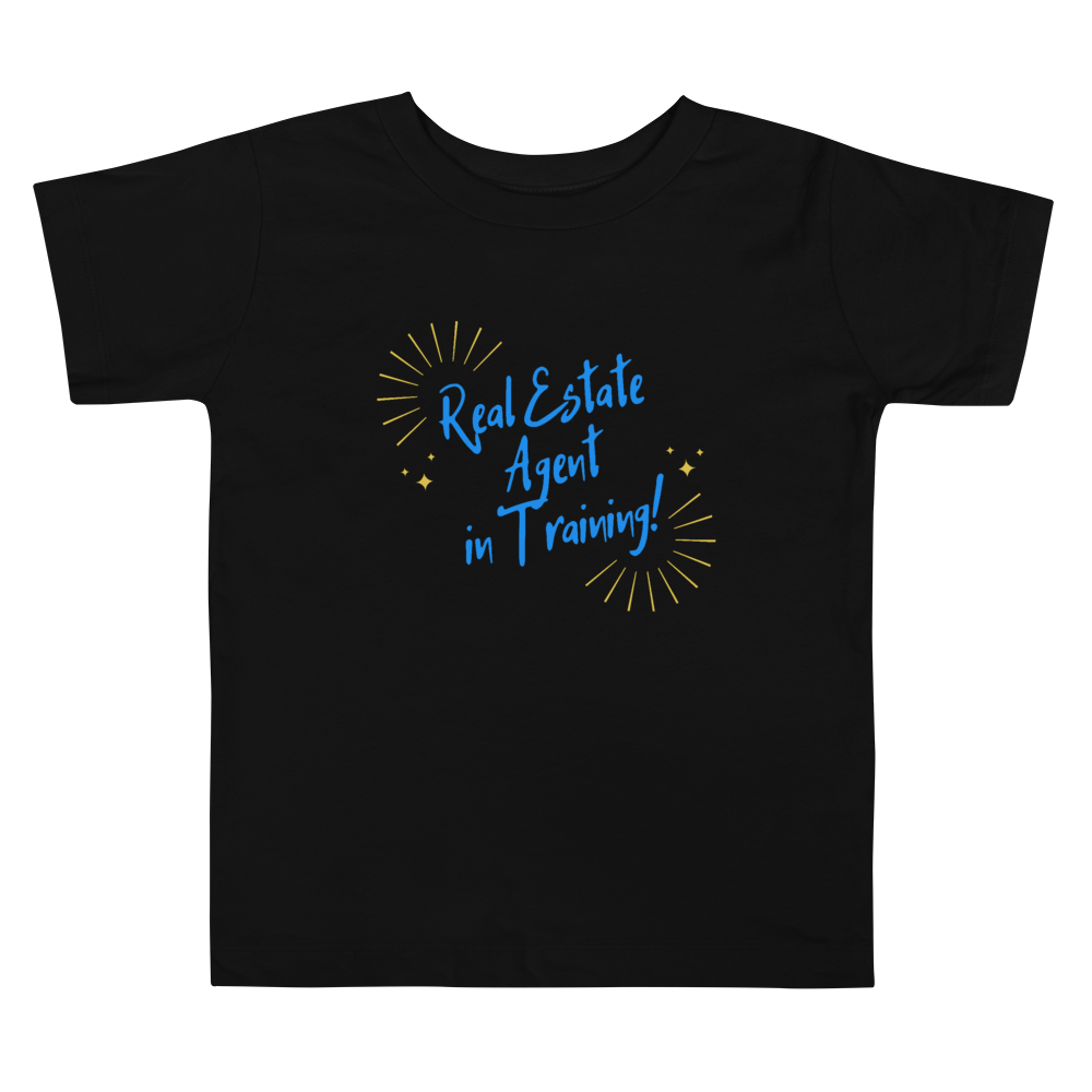 Real Estate Agent in Training (Blue) Toddler Short Sleeve Tee