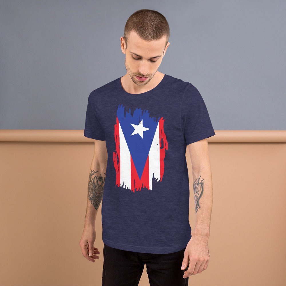 PR Flag Short-Sleeve Unisex T-Shirt