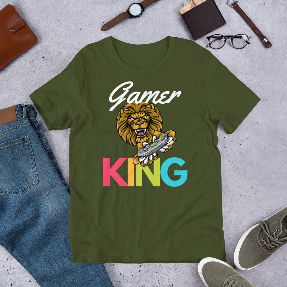 Gamer King- Short-Sleeve T-Shirt