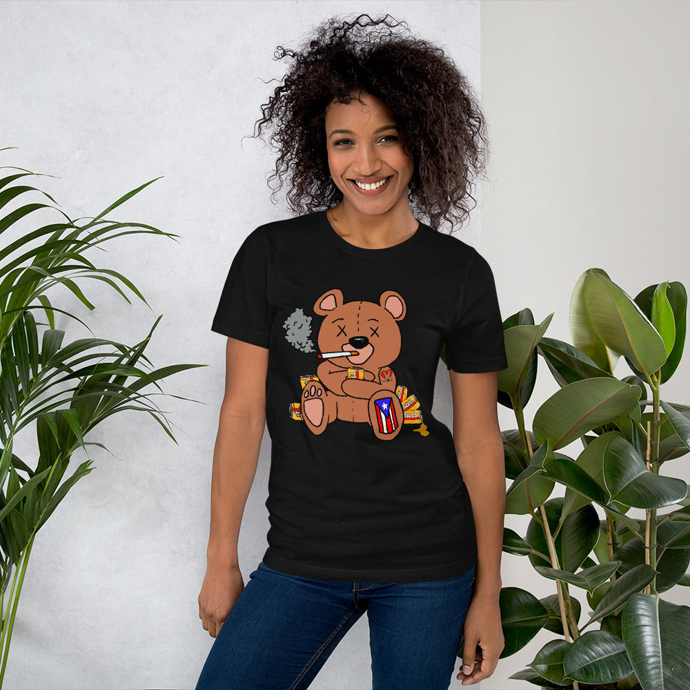 Drunk Teddy Short-Sleeve Unisex T-Shirt
