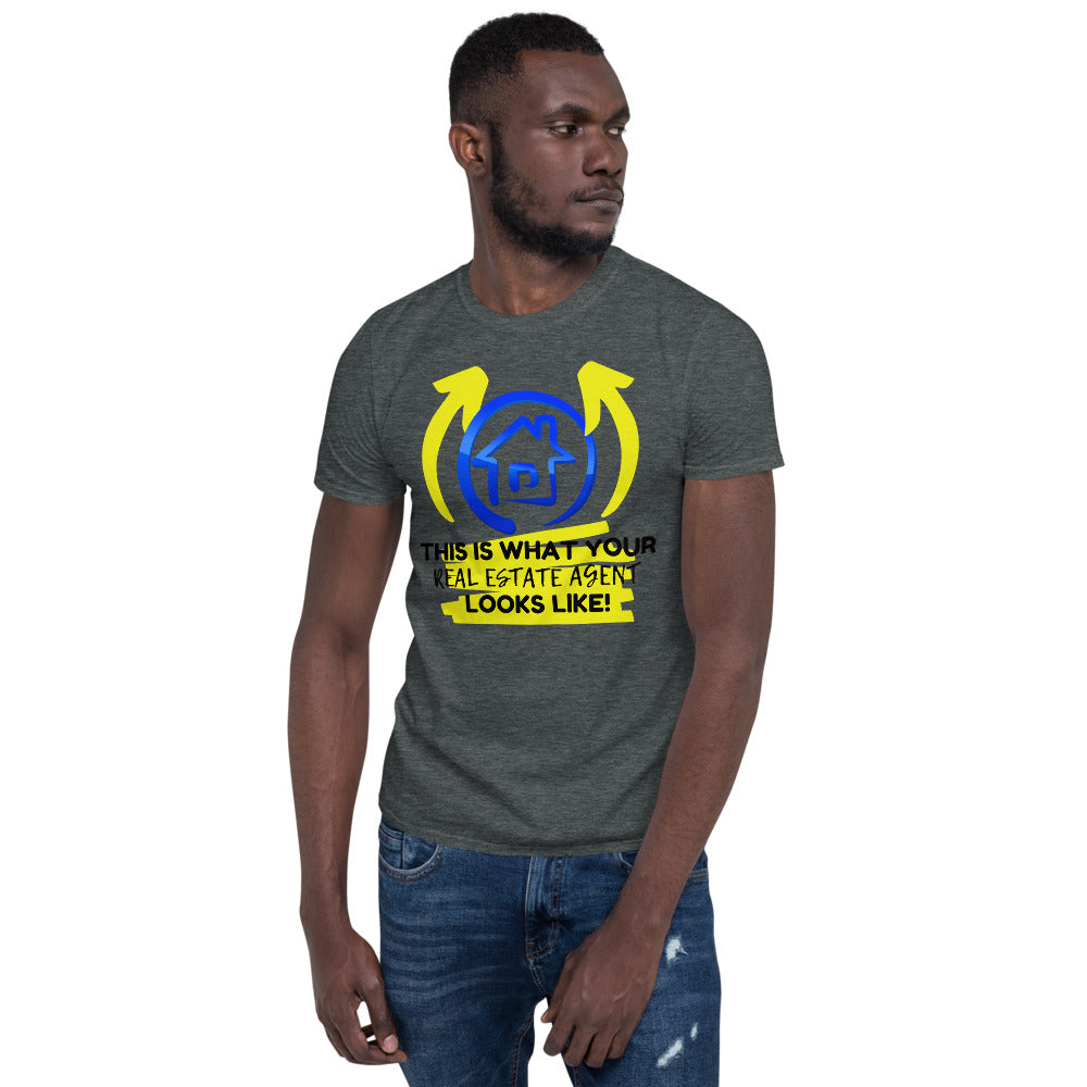 This is what your RE Agent looks like. Short-Sleeve Unisex T-Shirt
