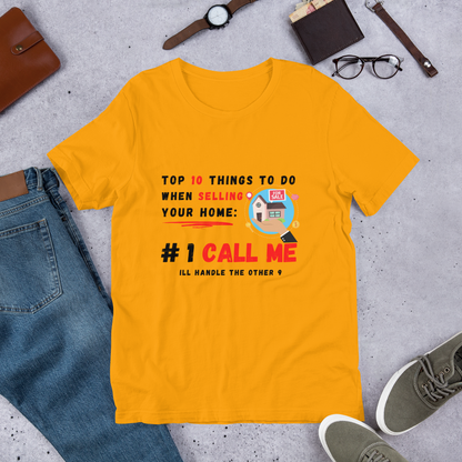 Top 10 Things to Do when Selling! Short-Sleeve Unisex T-Shirt